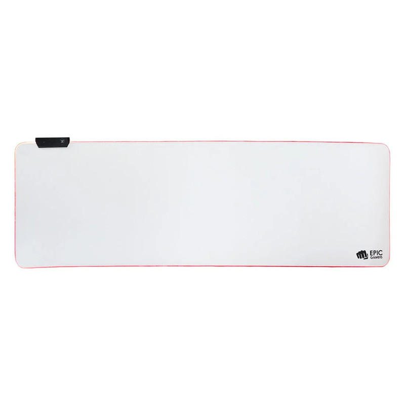 Epic Gamers RGB Gaming Mouse Pad - White - حصيرة الفأرة